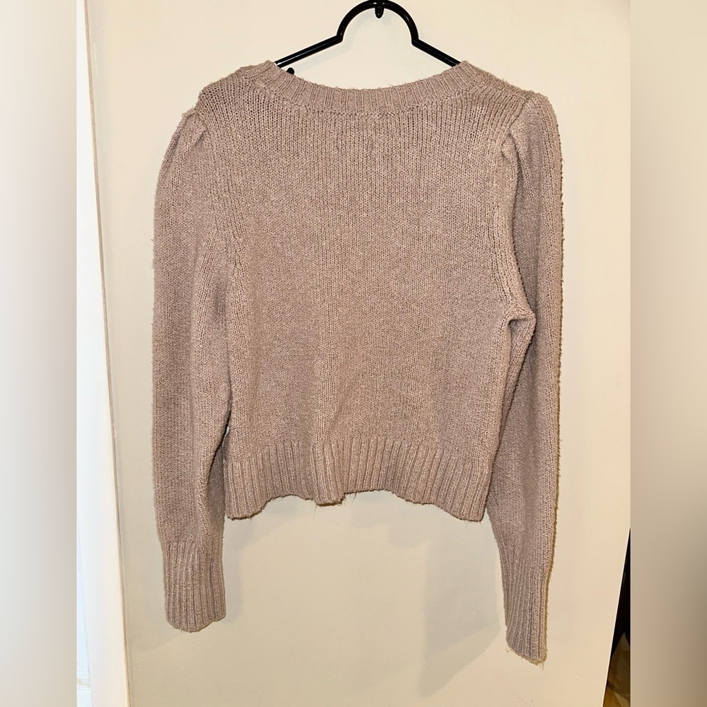 Maeve by Anthropologie Women's Crew Neck Taupe Sweater Size L - Picture 5 of 7